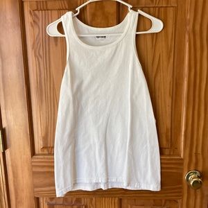A white tank top Jerzees